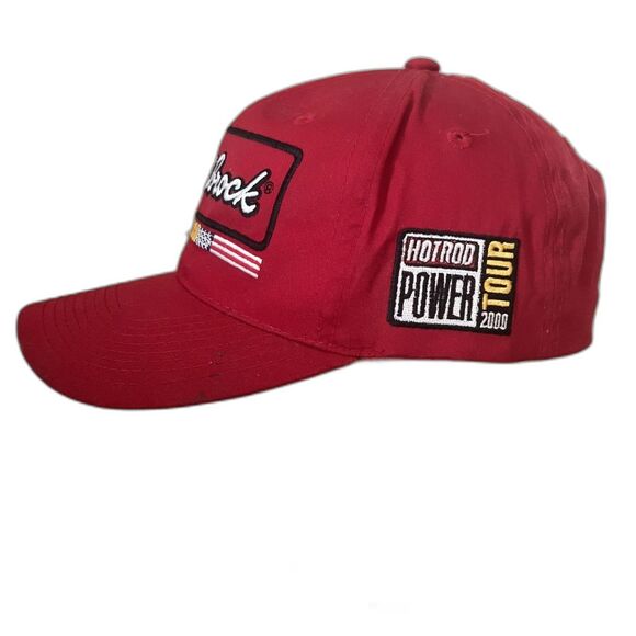 Y2K Vintage Red Edelbrock Hot Rod Power Tour 2000 Baseball Hat BNWOT - Picture 4 of 8